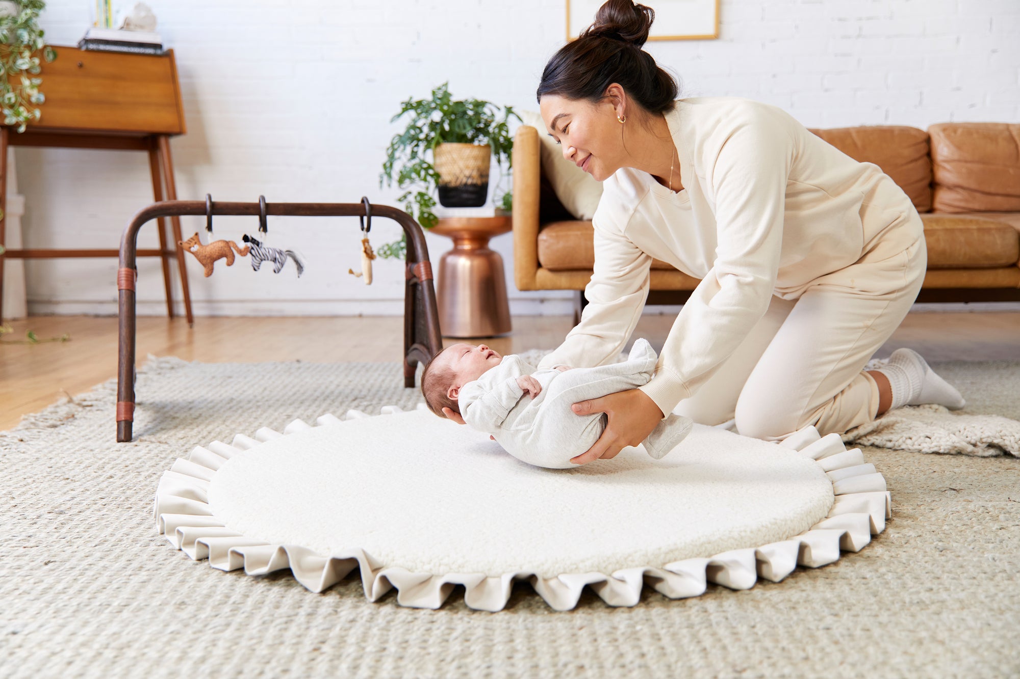 DockATot Circle Play Mat - Boucle / Cream