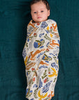 THE OUTLET: DockATot Swaddle Set - Woodland / Deep Teal