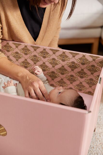 THE OUTLET: Kind Essential Bassinet - Blush Bee