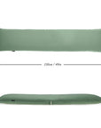 Cosset Body Pillow – Emerald Chambray